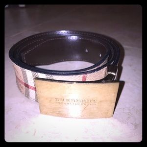 Authentic Burberry Belt
